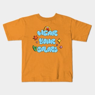 Wear Your Colors LGBT Kids T-Shirt